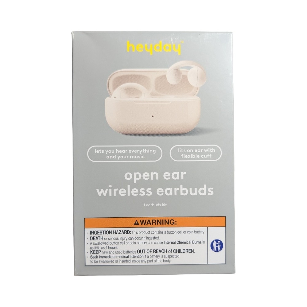Mm8-O Heyday Open Ear Wireless Earbuds Bluetooth Stone‎ - White
